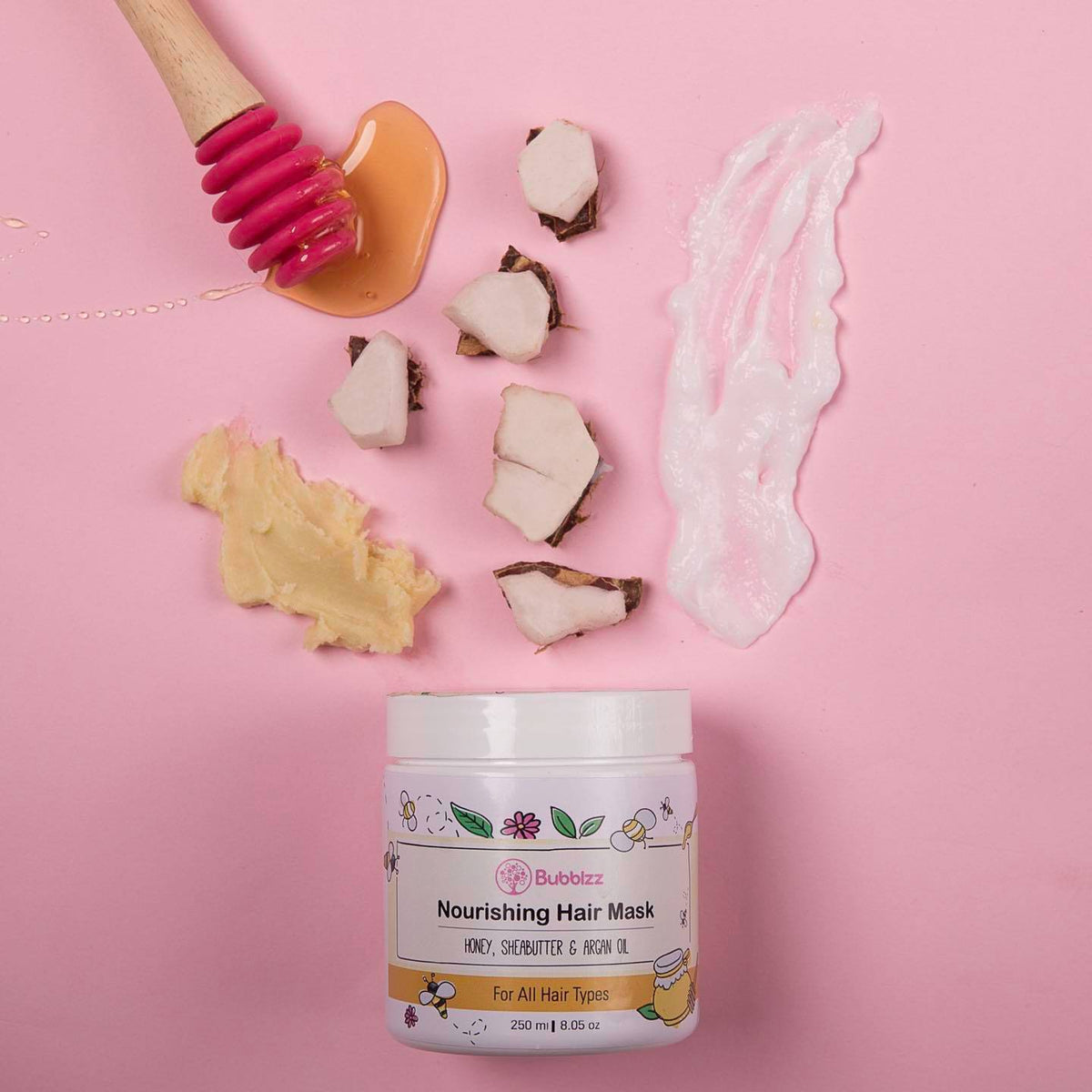 Nourishing Hair Mask with Honey ( 250ml )