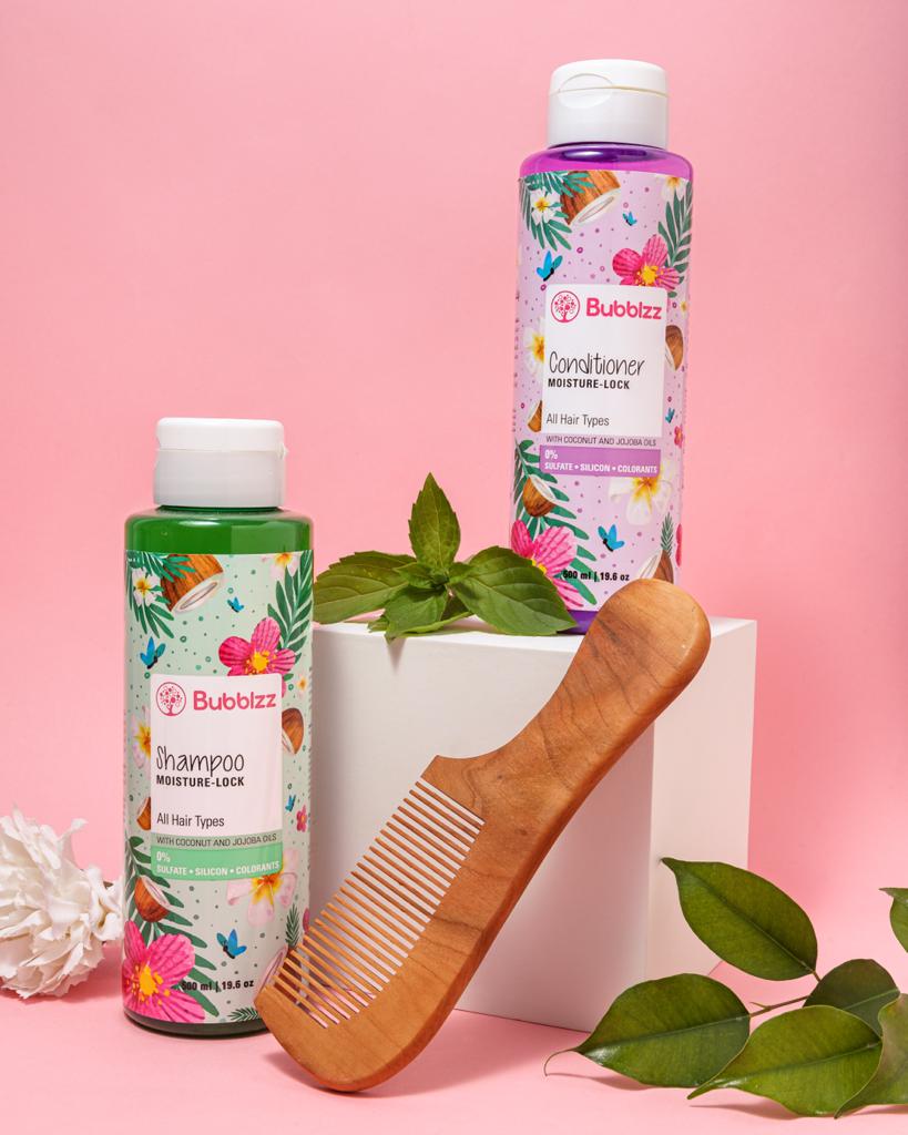 Moisture Lock Shampoo & Conditioner for all Hair Types Bundle
